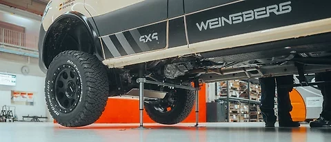 Exklusiv: Das AL-KO / E&P Hubstützensystem: Ein Prototyp für die Dakar (Bild 4 von 9)