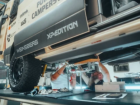 Exklusiv: Das AL-KO / E&P Hubstützensystem: Ein Prototyp für die Dakar (Bild 1 von 9)
