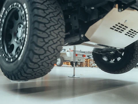 Exklusiv: Das AL-KO / E&P Hubstützensystem: Ein Prototyp für die Dakar (Bild 9 von 9)