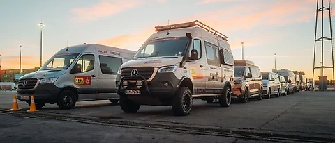 Rollout und Transport nach Spanien: Anreise nach Barcelona (Bild 6 von 7)