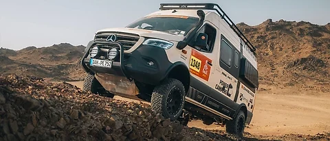 Fahrwerk Extremtest im Sand: Das Setup: Sprinter, Allrad, Offroad-ready (Bild 1 von 3)